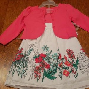 White summer dress with jacket